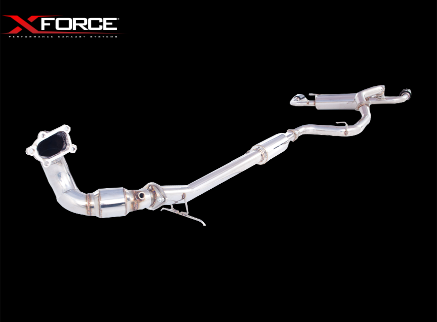 XFORCE Abgasanlage Mazda 3 MPS BL 08–13 – mit Kat