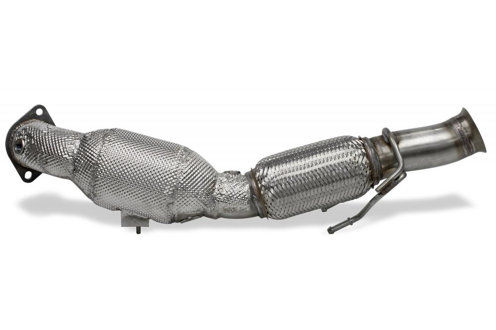 HJS Downpipe ECE 70mm 200 cpsi Ford Focus ST Mk3 EcoBoost R9DA