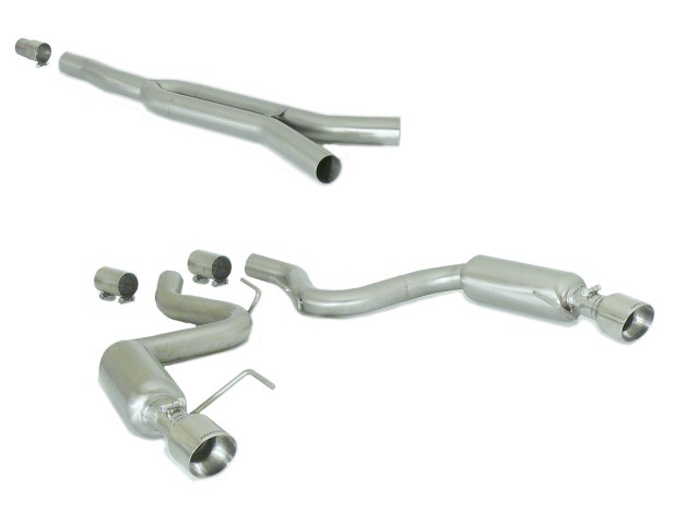 Sportauspuff Ford Mustang VI 2.3 Ecoboost 2x102mm | Ragazzon