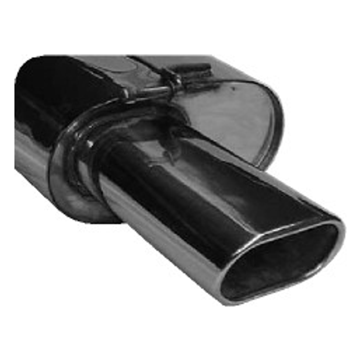 Bastuck Endschalldämpfer Single – Ford Mondeo 2 Mondeo 2 (Bj. 2000-2007) Limousine 1 ESD 4 Zyl.