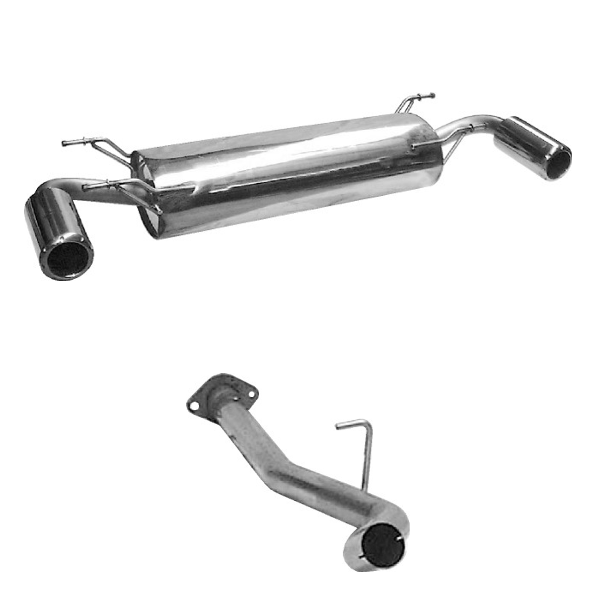 Bastuck Komplettanlage Twin – Mazda Mazda RX8 Mazda RX8