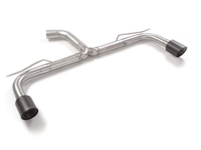 Endrohr-Set VW Golf 8 GTI 2x100mm rund Carbon Shot | Ragazzon