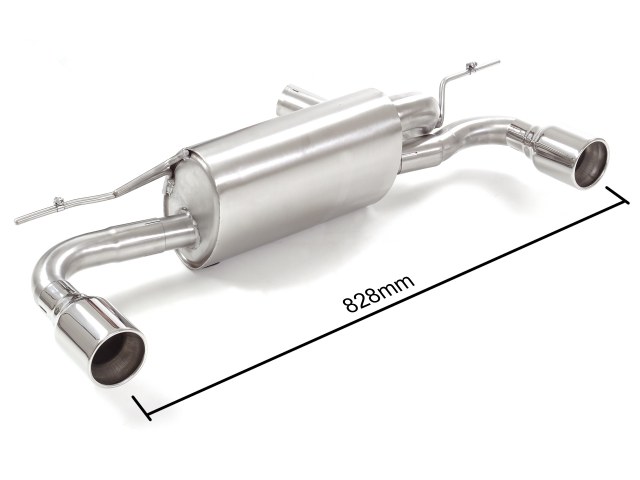 Sportauspuff BMW 116i F21 90mm rund ECE | Ragazzon
