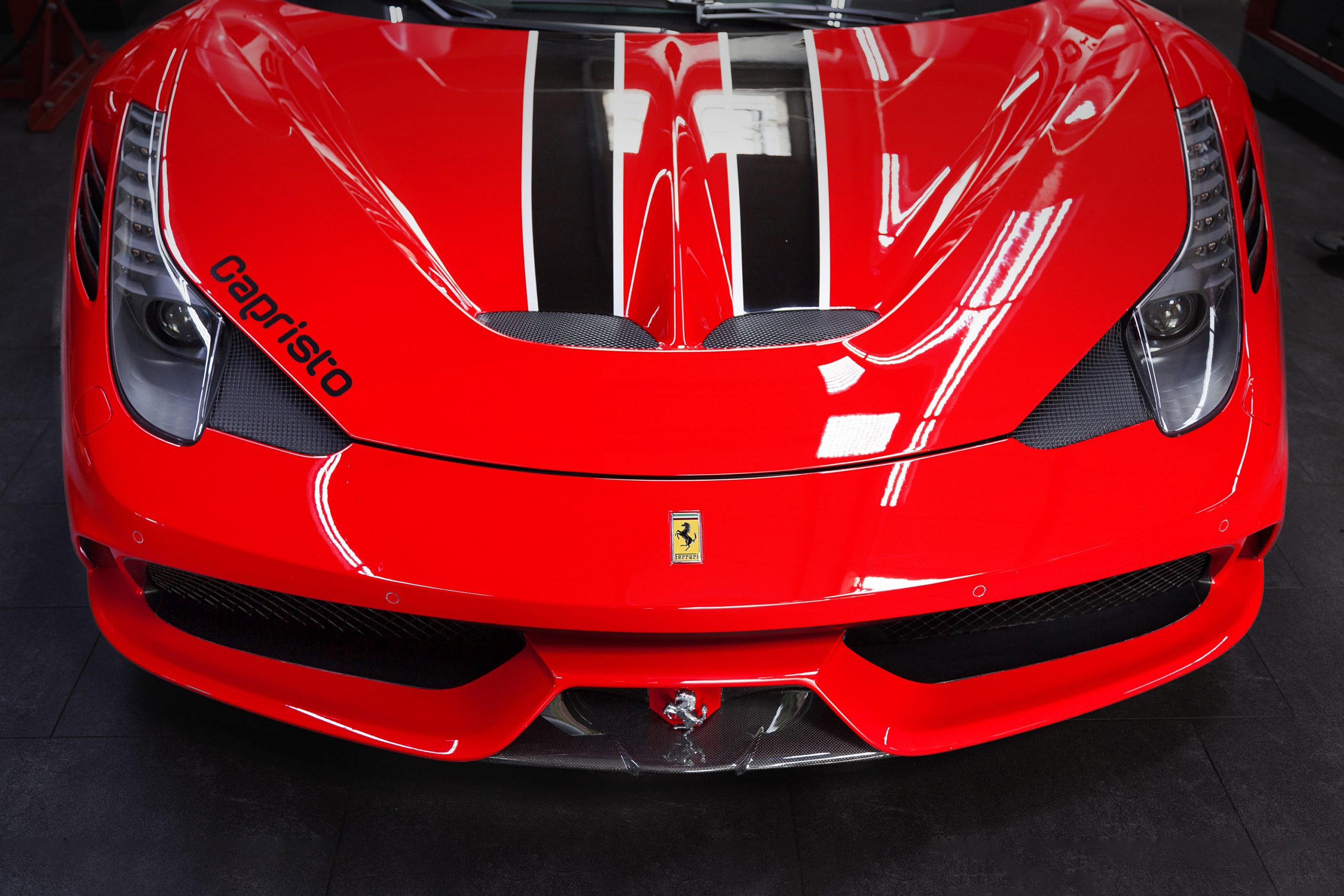 Capristo Carbon Frontspoiler Ferrari 458 Vollcarbon matt