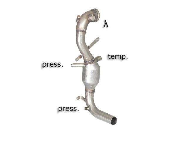 Downpipe + DPF-Ersatzrohr Set Alfa Romeo MiTo 1.3 JTDm | Ragazzon
