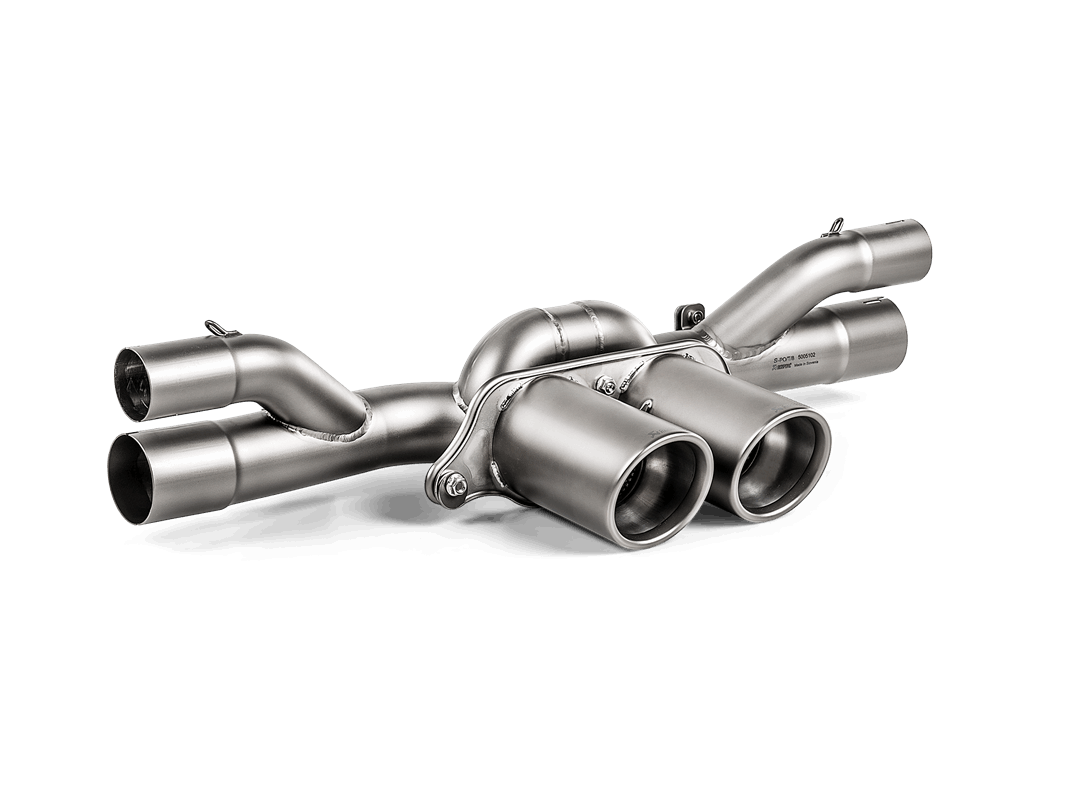 Akrapovic Slip-On Race Abgasanlage Titan | Porsche 911 Speedster GT3