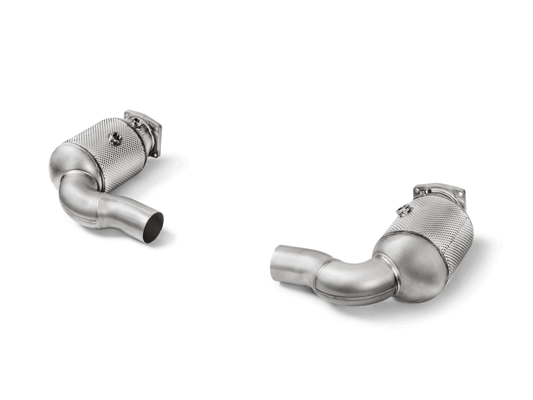 Akrapovic Link Pipe Set mit Kat | Porsche 911 Turbo 991.2