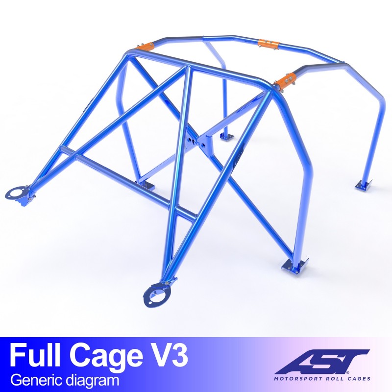 Überrollkäfig  MAZDA RX-7 (FD) 3-door Coupe FULL CAGE V3