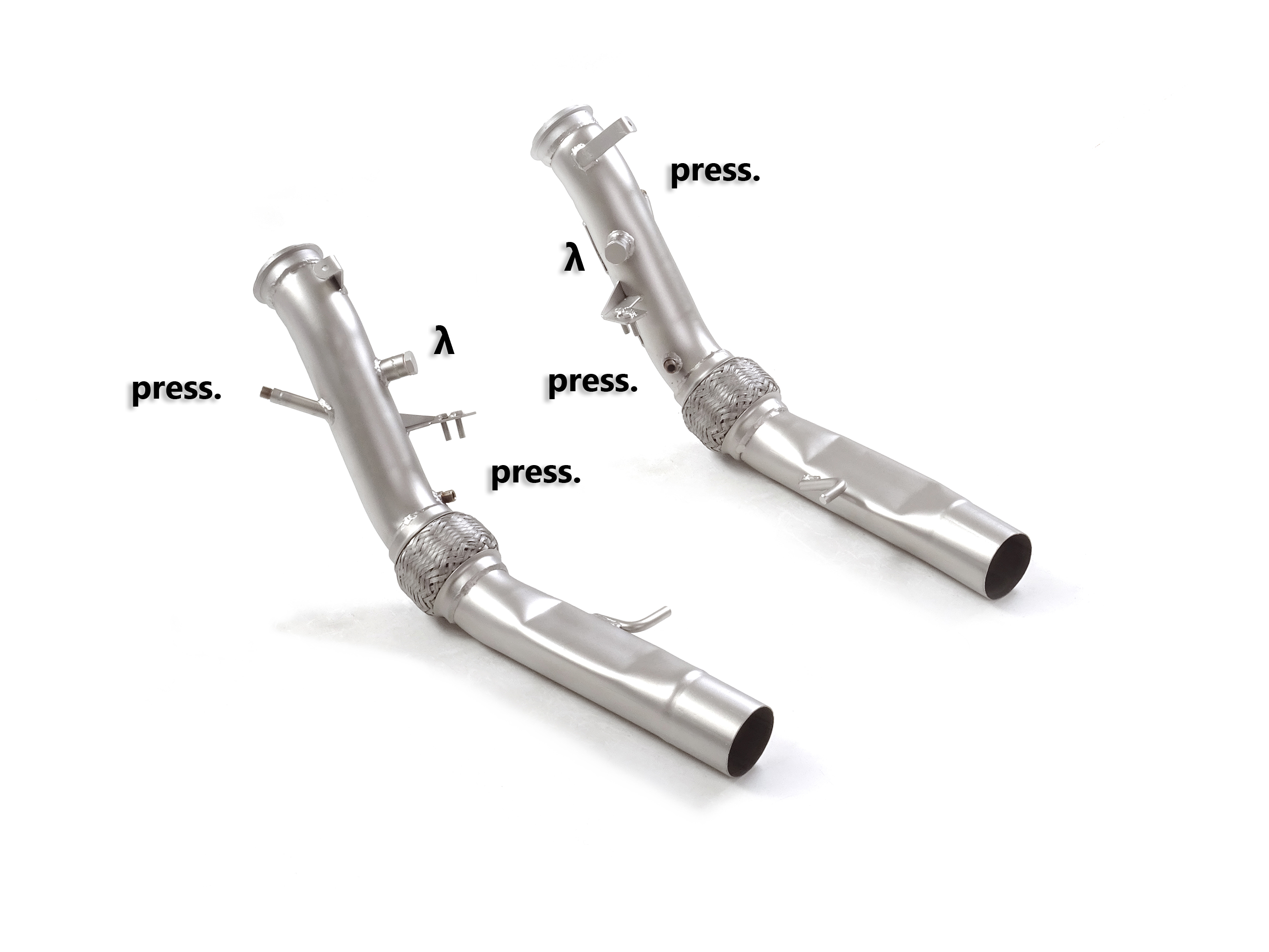 Downpipe + OPF-Ersatzrohr Set Alfa Romeo Stelvio Quadrifoglio | Ragazzon