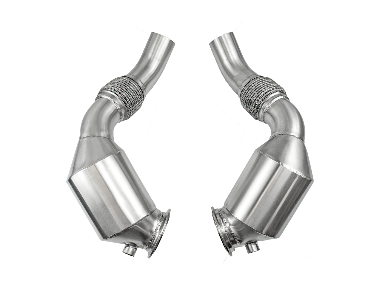 Bull-X Downpipe 2,75" BMW M5 F10, M6 F12/13 inkl. Competion S63B44B - inkl. 100 Zellen Sportkat (ohne Betriebserlaubnis)