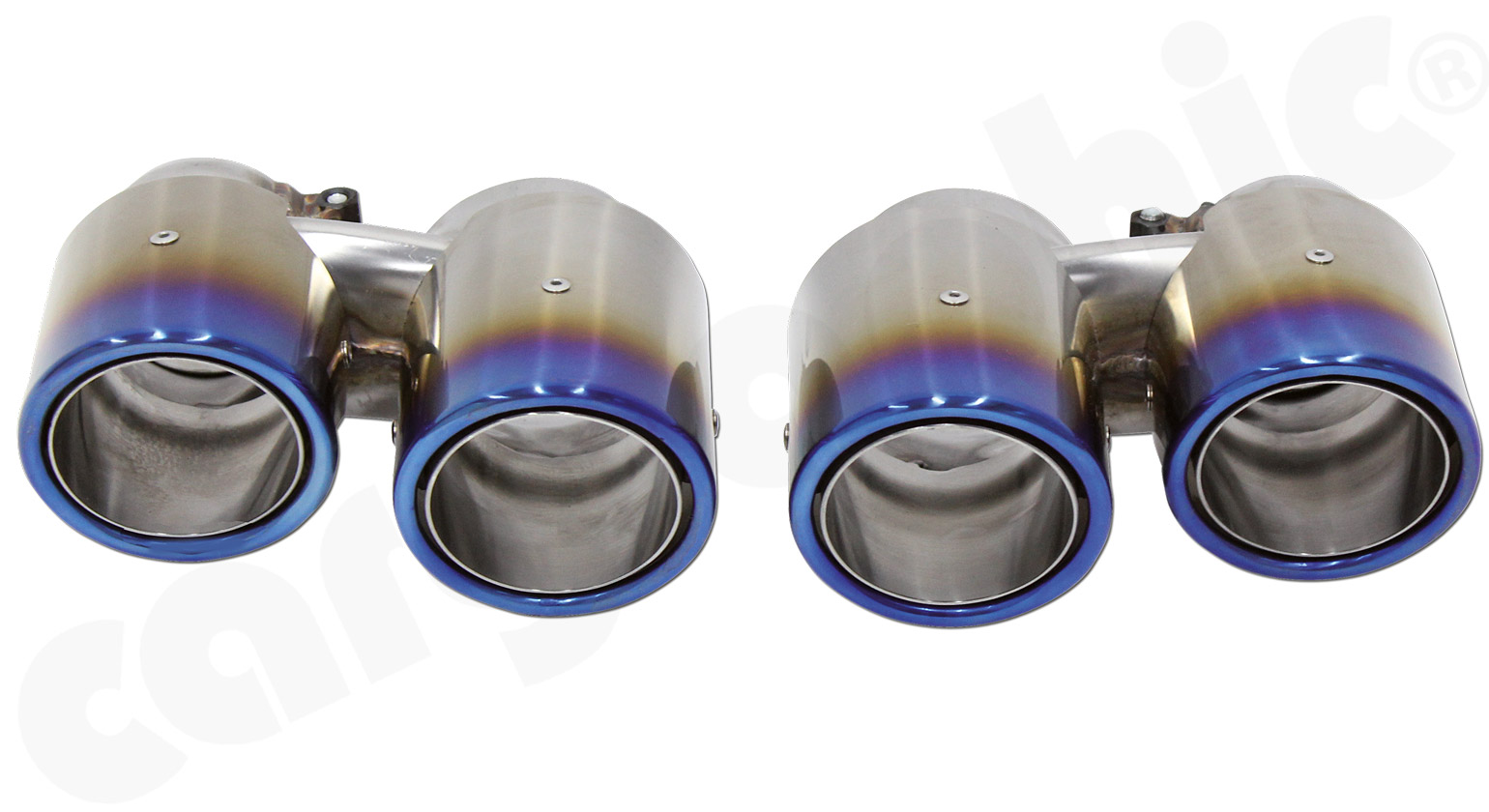 CARGRAPHIC Doppel Sport Endrohre für Porsche 997 991 Carrera 2/4 3,4L 3,6L 3,8L S