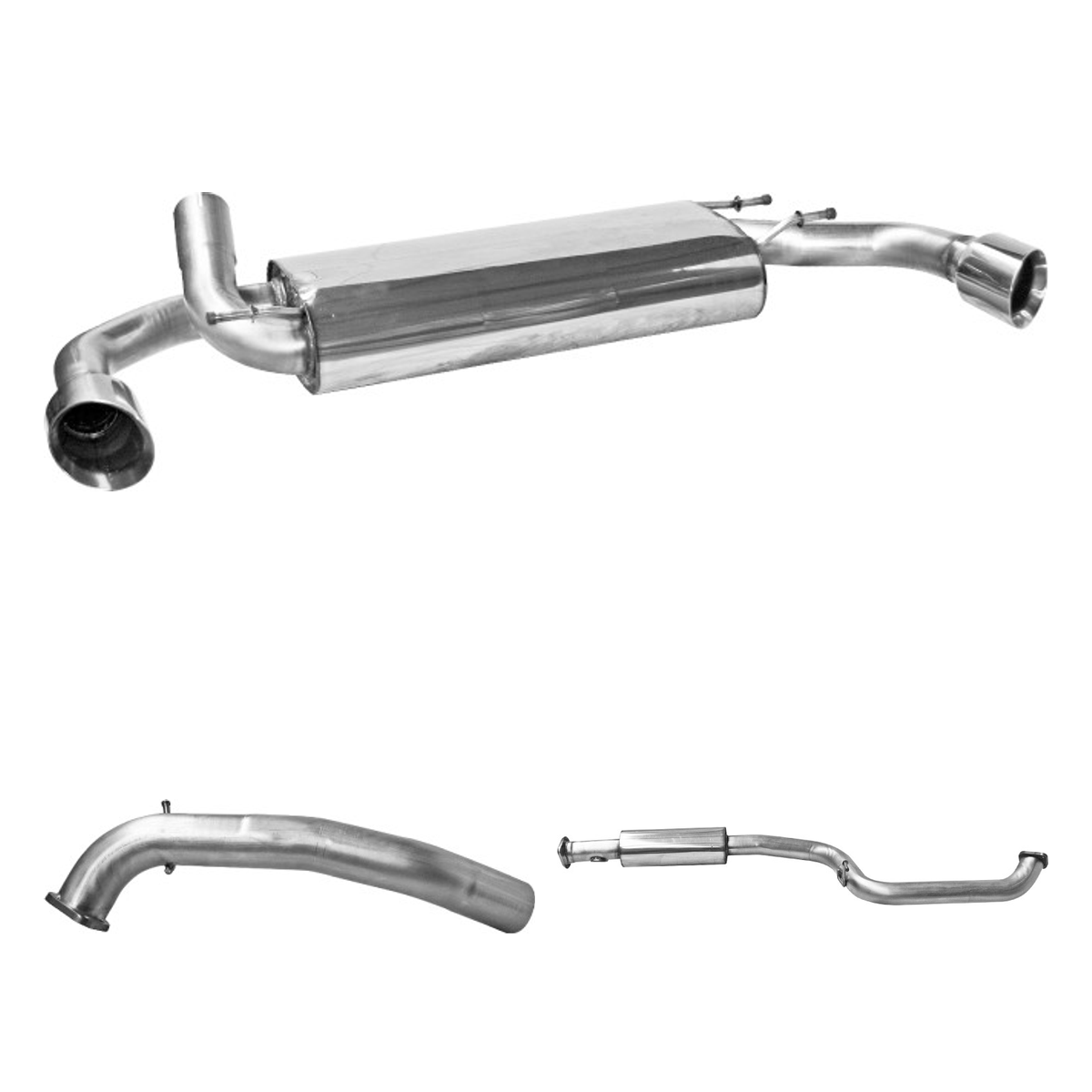 Bastuck Komplettanlage Twin – Mazda Mazda 3 Mazda 3 BL MPS