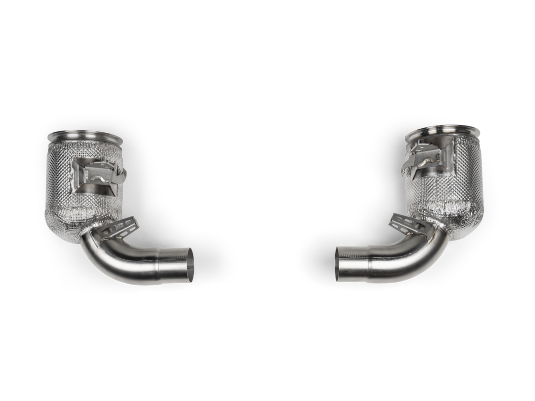 Akrapovic Link Pipe mit Kat Edelstahl | Porsche 911 992.2