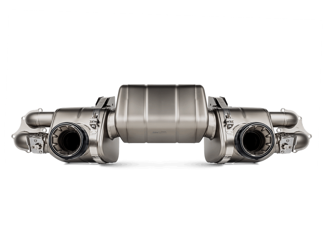 Akrapovic Slip-On Race Abgasanlage Titan | Porsche 718 GTS 4.0