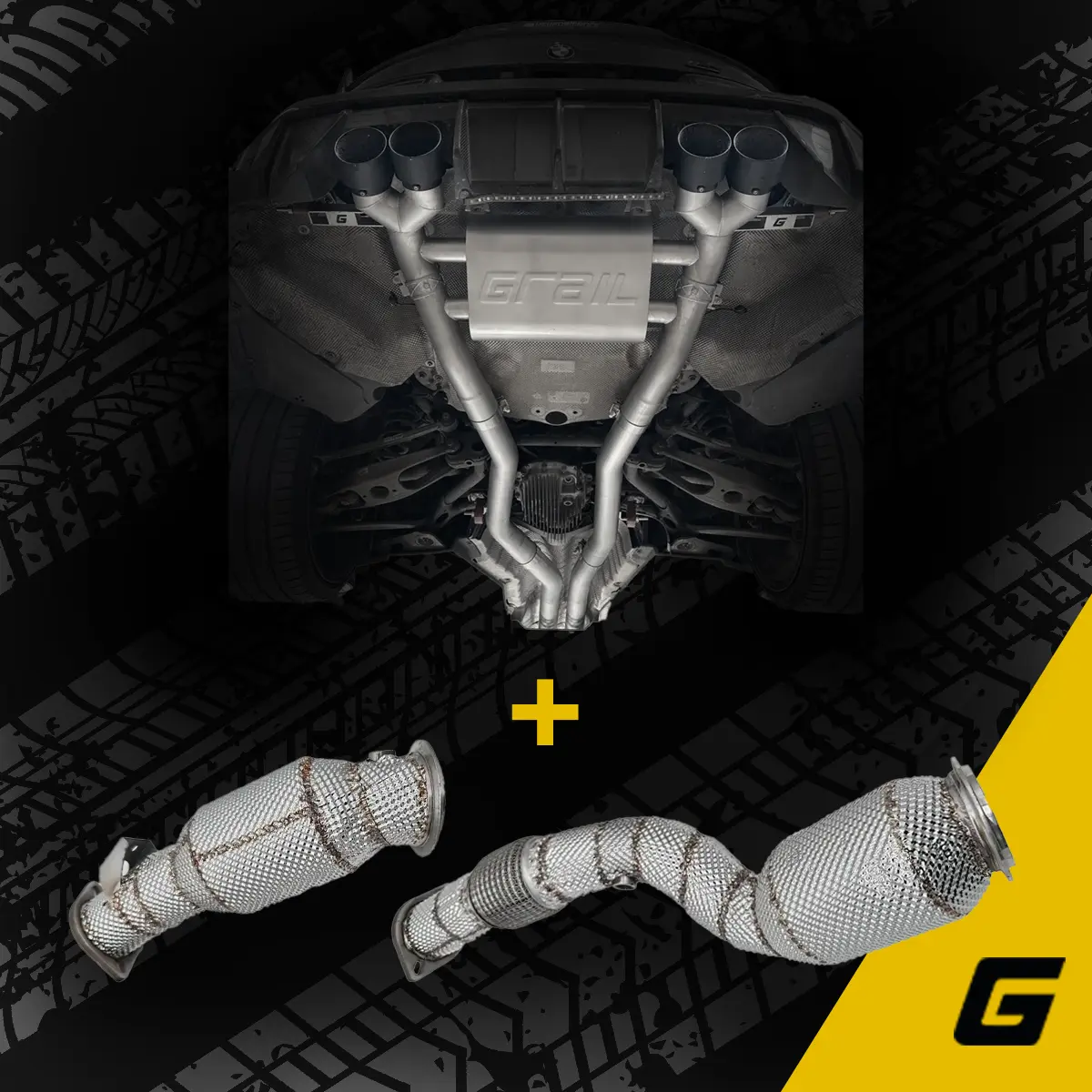 GRAIL ECE Bundle | BMW M3/M4 G80/G82 | Klappenanlage + Downpipe