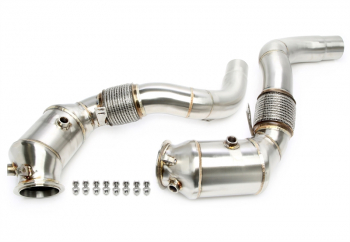TA Technix Downpipe BMW N63B ohne Kat mit Flexrohr