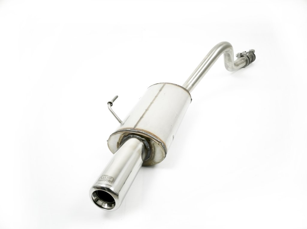 Ulter Sport Edelstahl Sportauspuff für Renault Clio II (1998-2005) Hatchback 1,6i 66 kW