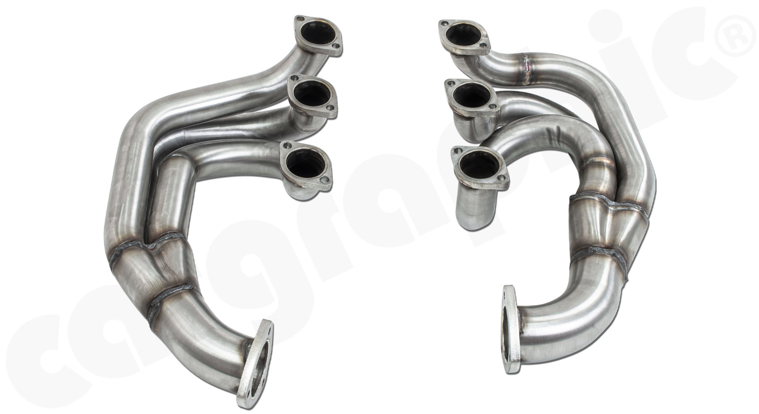 CARGRAPHIC ID45 Fächerkrümmersatz für Porsche 993 Carrera 2/4 S RS 3,6L 3,8L
