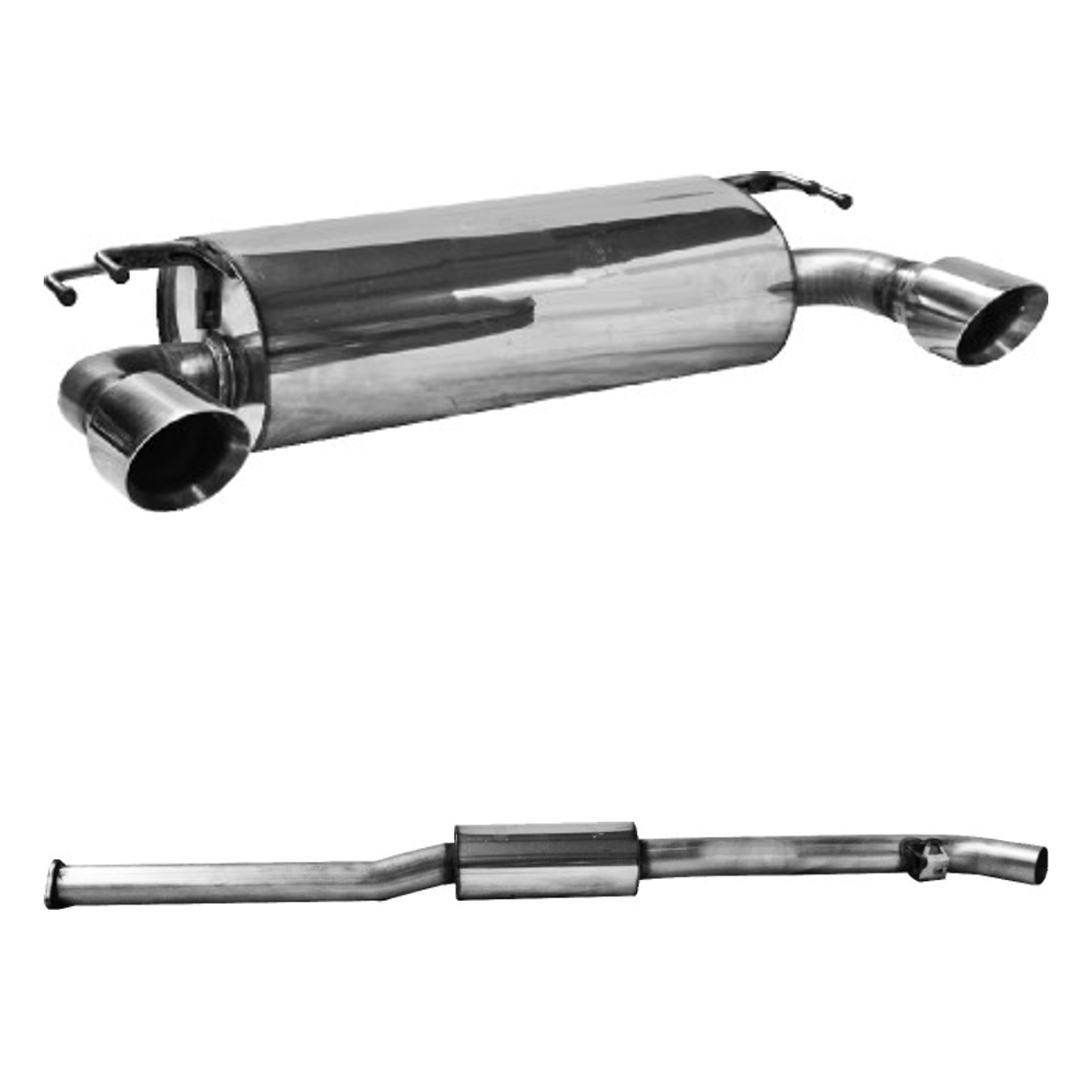 Bastuck Komplettanlage Twin – Mitsubishi Lancer Lancer Evo X
