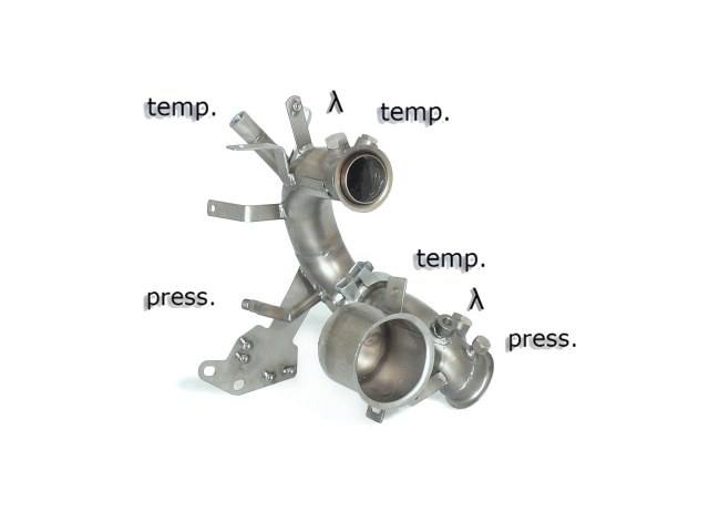Downpipe + DPF-Ersatzrohr Set Audi A3 1.6 TDI 8V | Ragazzon