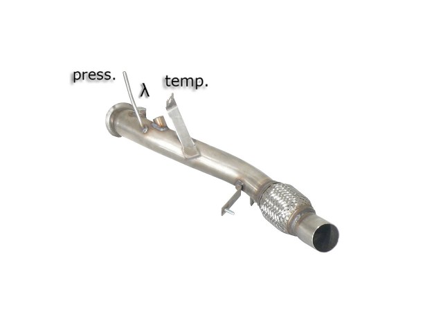 Downpipe + DPF-Ersatzrohr Set BMW 116d E81 N47D20C | Ragazzon