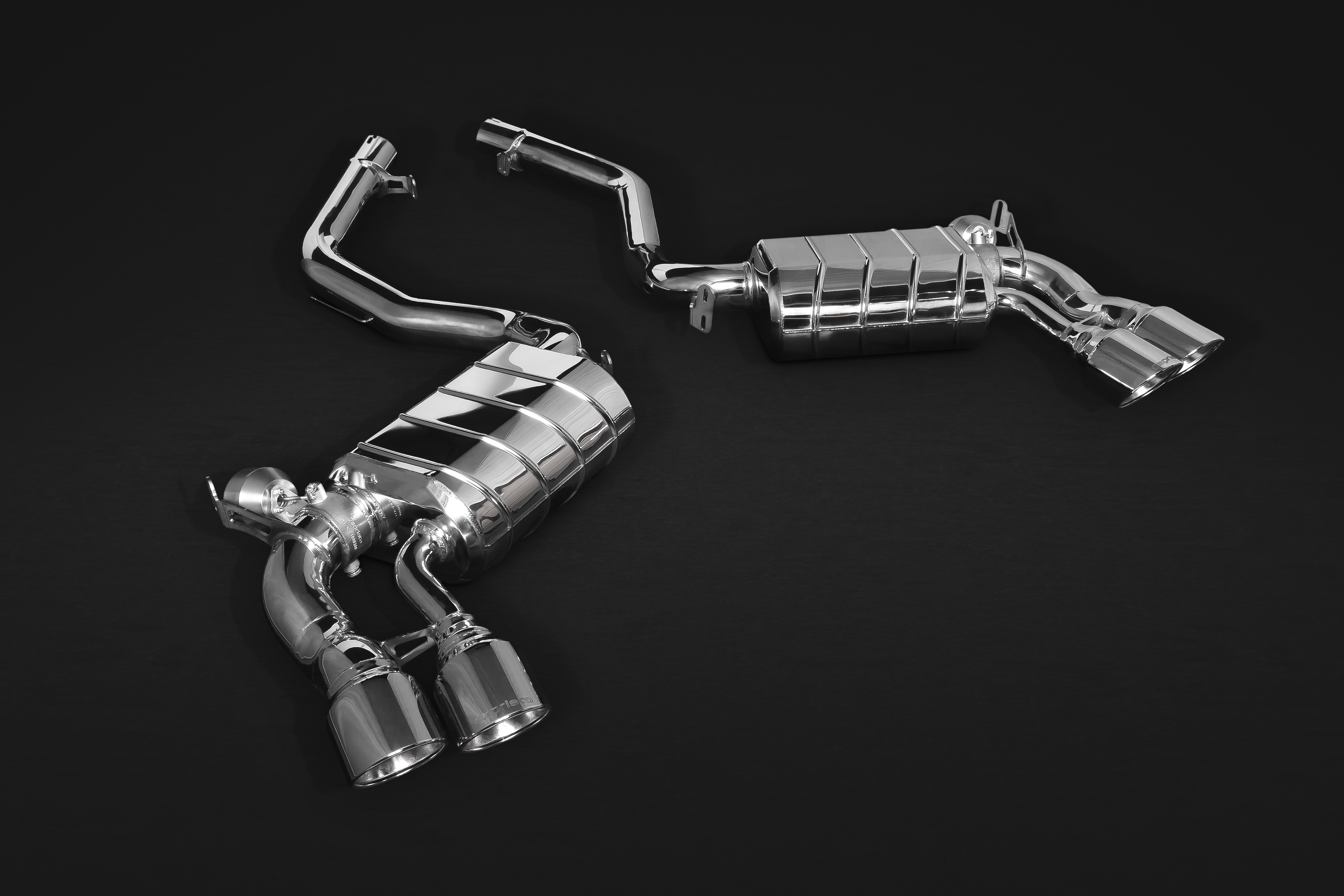 Capristo Sportauspuff BMW X5M F85 X6M F86 CES-3 ECE polierte Endrohre