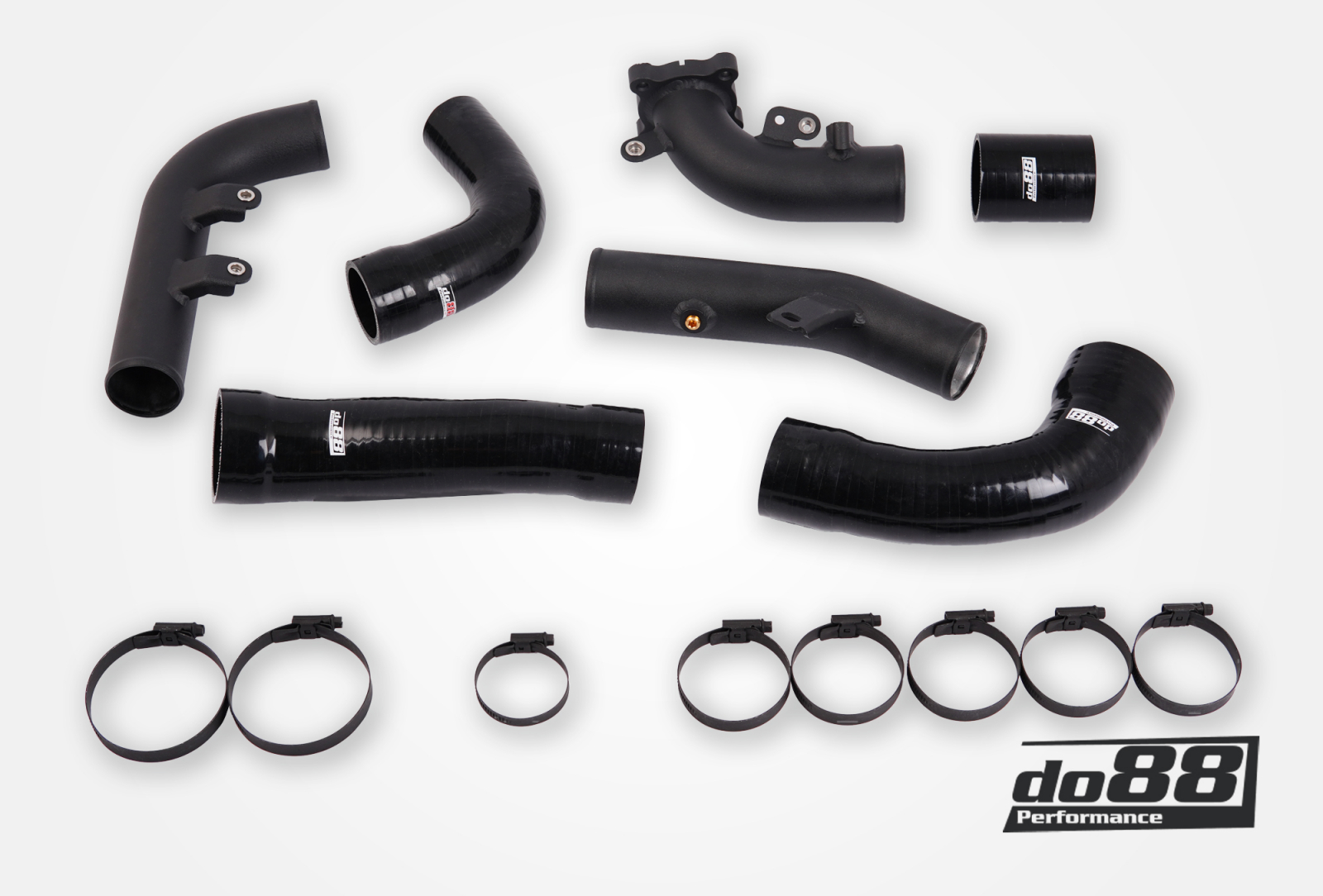 do88 Druckrohr Kit 51mm Aluminium Schwarz Toyota GR Yaris 63mm LLK