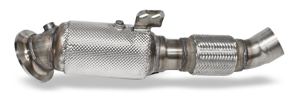 HJS Downpipe ECE 89/80mm 300 cpsi BMW M140i 340i B58 F20 F30