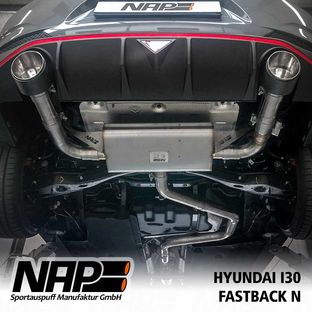 NAP Klappenauspuff passend für Hyundai i30 Fastback N (Performance)