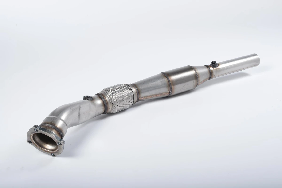 Milltek Sport Downpipe passend für Audi A3 1.8T 2WD & Seat Leon 1.8T Sport & Cupra & Skoda Octavia RS 1.8T & VW Bora 1.8T & VW Golf Mk4 337 GTI 76,2mm