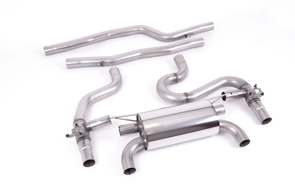 Milltek Sport Auspuffanlage passend für BWM M2 Competition Coupe F87 Equal-Length-System - carbon Endrohre