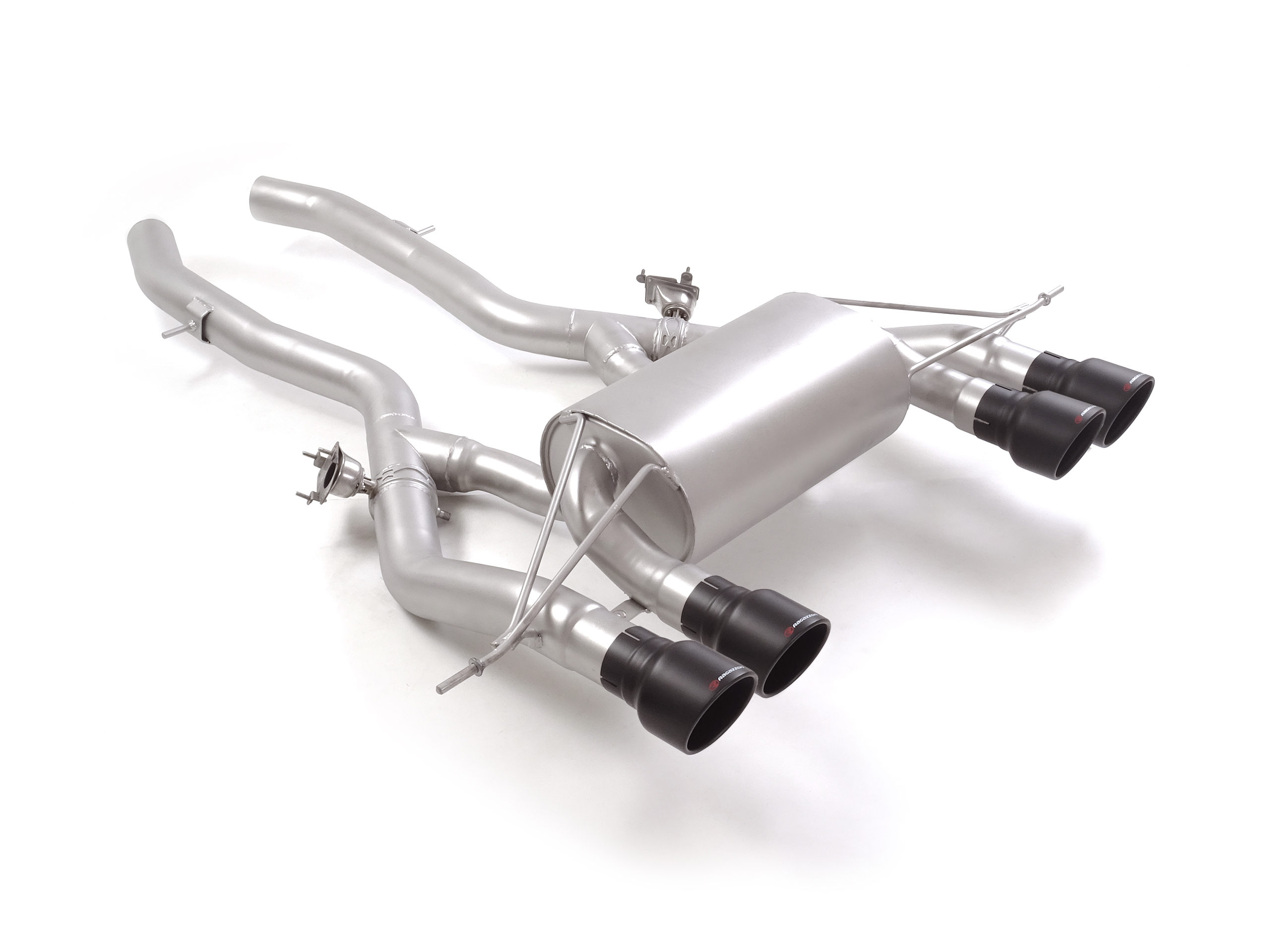 Sportauspuff BMW M3 G80 2x102mm mit Klappe ECE | Ragazzon
