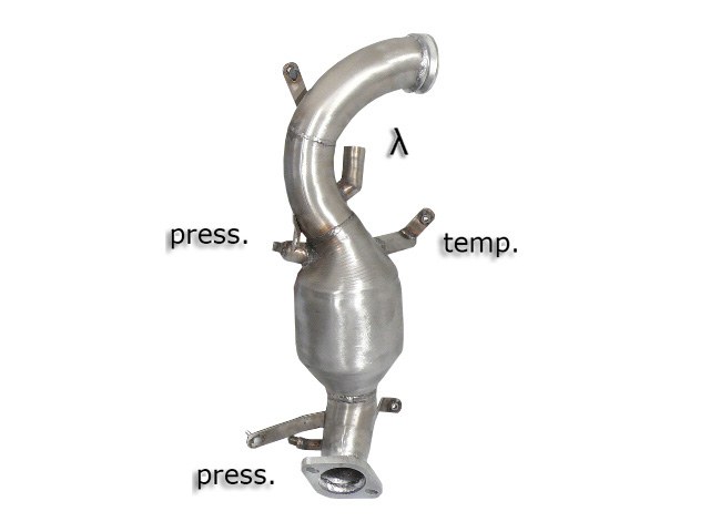 Downpipe + DPF-Ersatzrohr Set Alfa Romeo 159 2.0 JTDm | Ragazzon