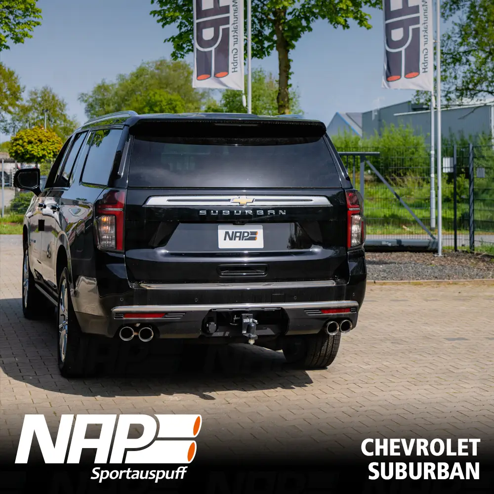 NAP Klappenauspuff passend für Chevrolet Suburban