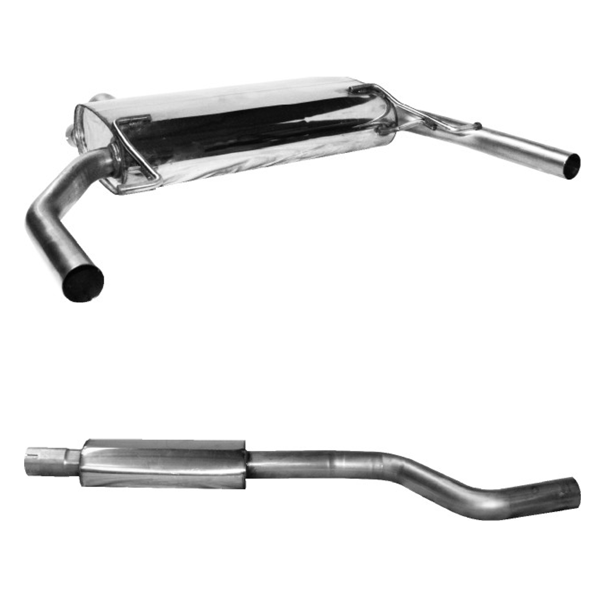 Bastuck Komplettanlage Twin – Renault Clio 3 Clio 3 RS incl. Facelift