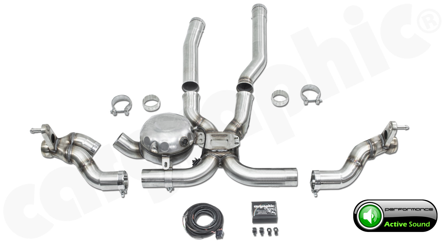 Cargraphic Active Sound Porsche 958.1 Cayenne S Diesel ohne Endrohre 1 Soundmodul
