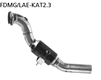 Hochleistungs 300 Zeller Doppelkatlysator mit 76mm (3 inch ) Rohr (Dieser Artikel ist nicht für die Nutzung im öffentlichen Straßenverkehr zulässig - Einsatz nur für Rennsportzwecke!)