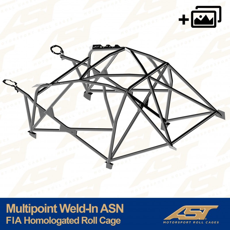 Kafig mit FIA-Homologation HYUNDAI I30 (PDE/PDEN) 5-door Fastback MULTIPOINT WELD IN ASN