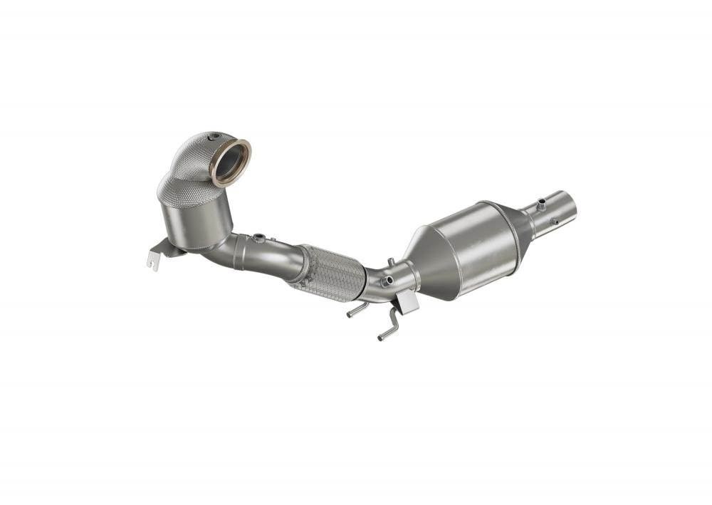 HJS Downpipe ECE 88/76mm 200 cpsi Golf 8 GTI Cupra Formentor DNPA