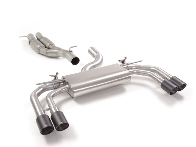 Sportauspuff Audi RS3 8V 2.5 TFSI 2x90mm Carbon Shot ECE | Ragazzon