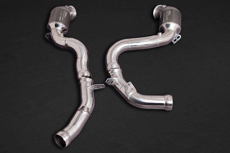 Capristo Sportkatalysator Downpipes Mercedes-AMG GLC 63 S X253 (250 Zellen)