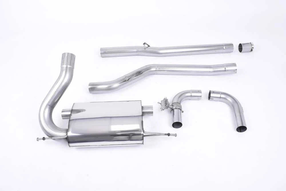 Milltek Sport Auspuffanlage passend für Ford Focus Mk3 RS 2.3 - carbon Endrohre