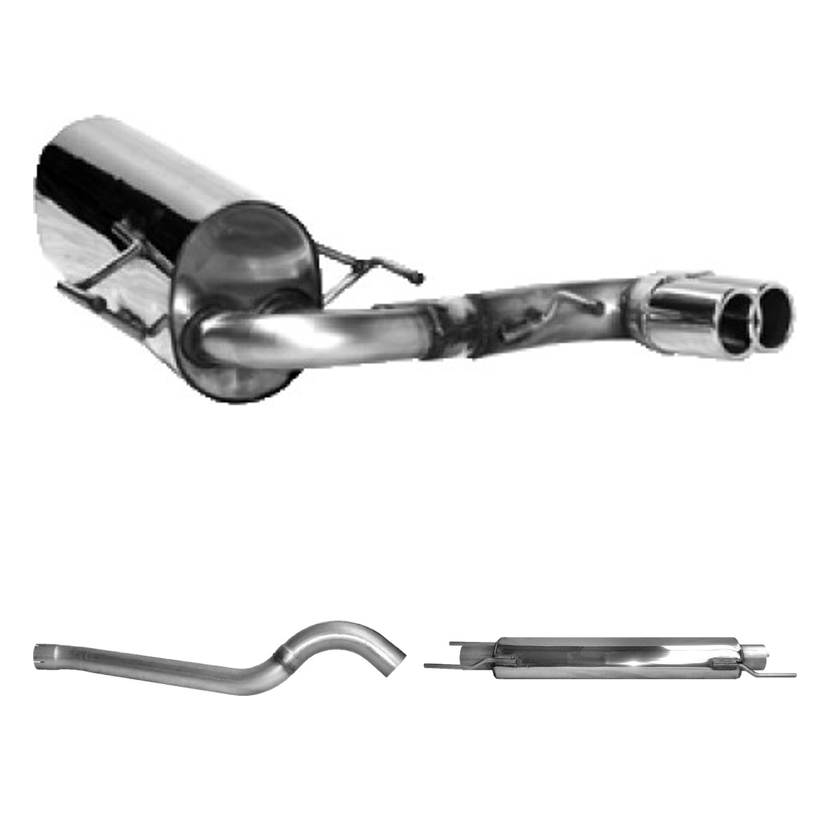 Bastuck Komplettanlage Central – Opel Astra H Astra H Turbo inkl. OPC + GTC