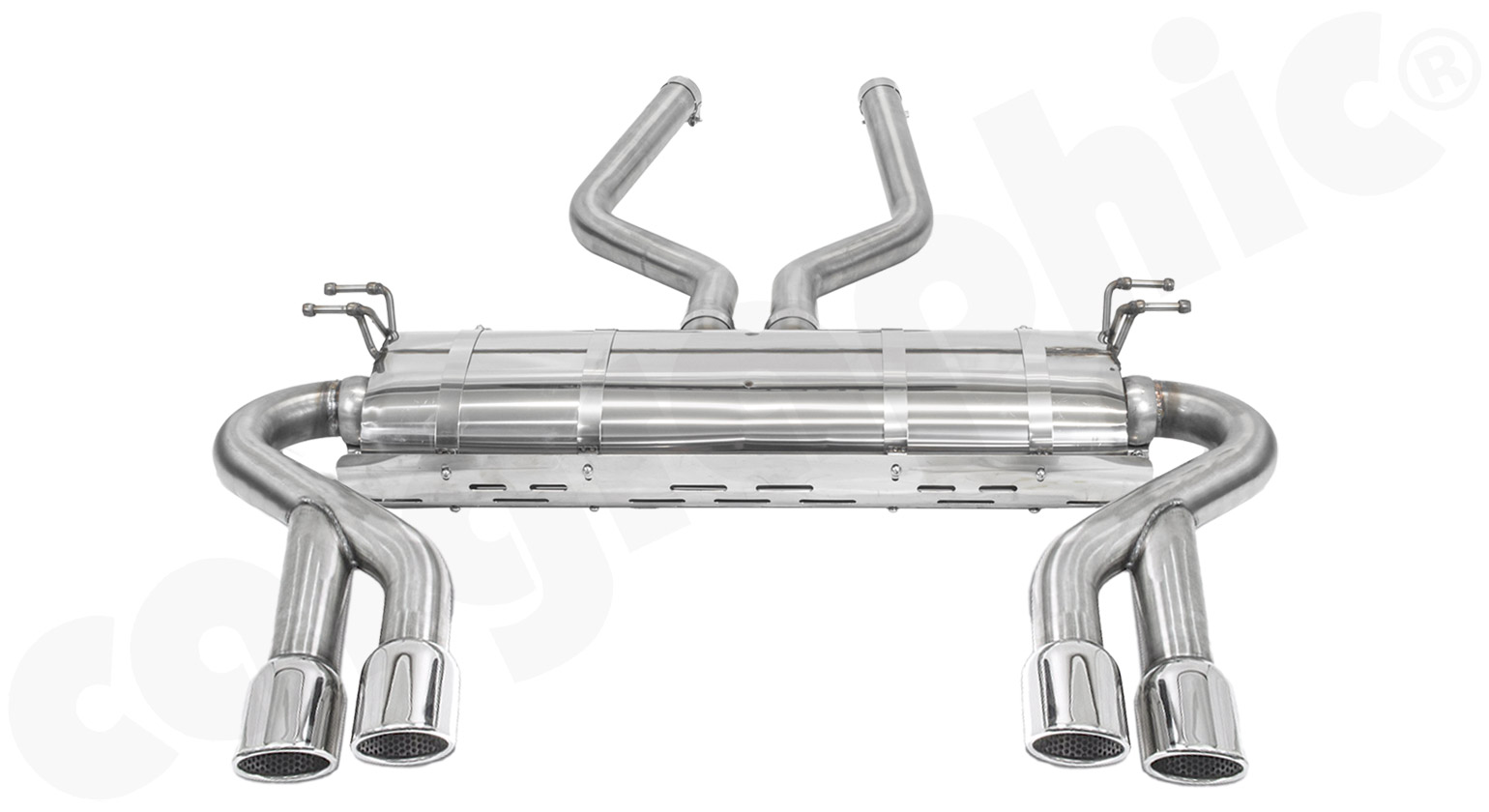 Cargraphic Endschalldämpfer Range Rover L322 V8 Supercharged 5,0l 4x89mm