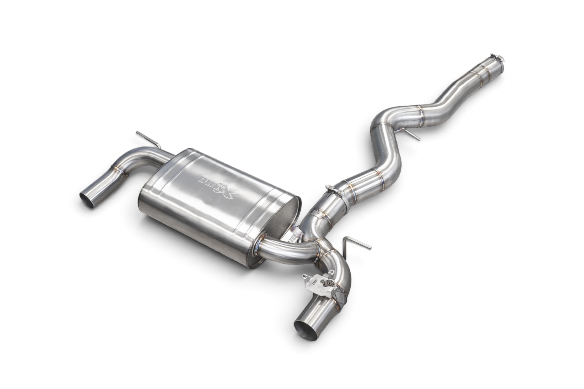 EGO-X Abgasanlage 3,5"/ 89mm BMW 320/330i 420/430i F3X (mit ECE*) - F-Series 330/430i mit OPF
