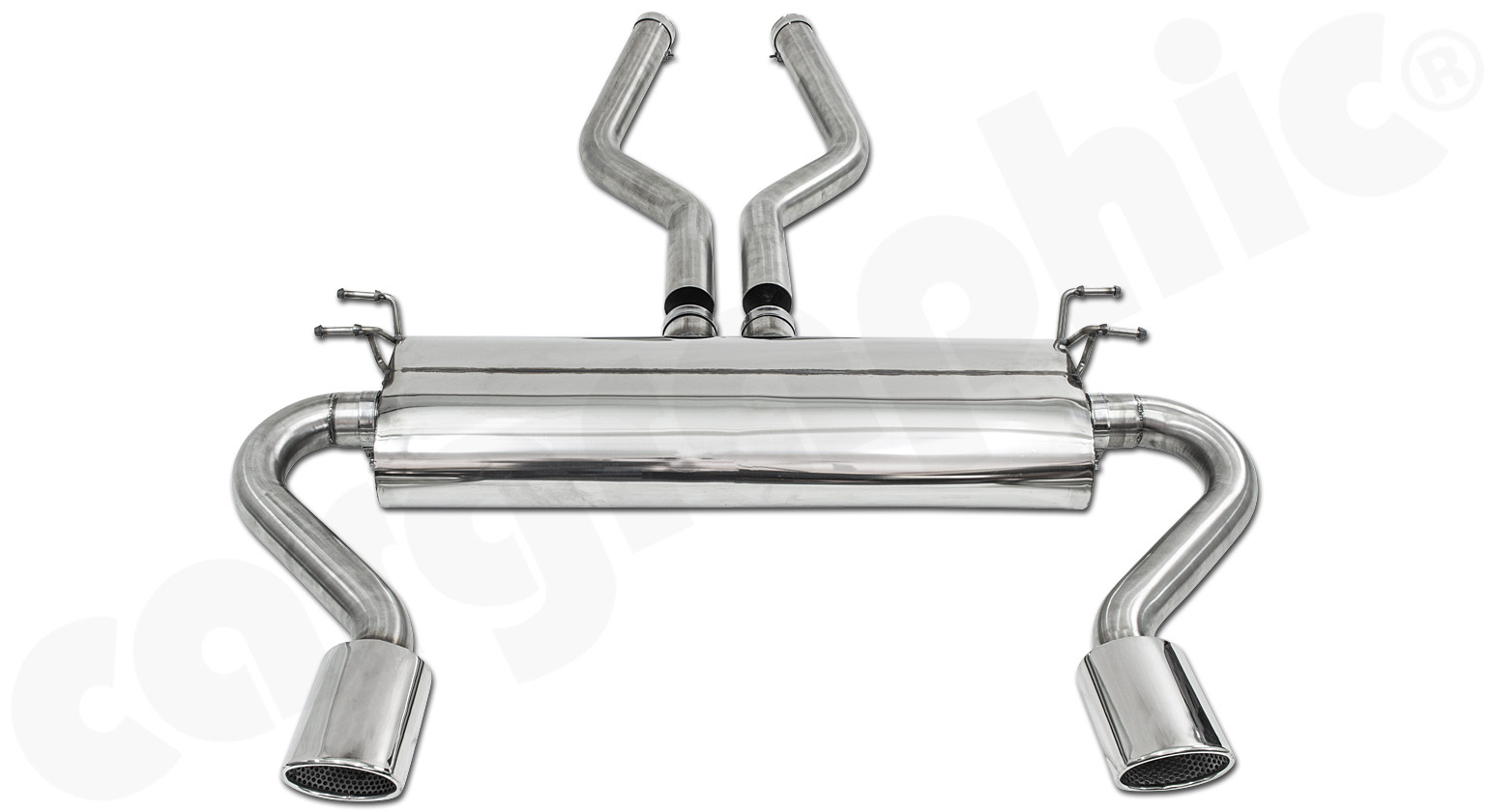 Cargraphic Sport Endschalldämpfer Range Rover L322 TDV8 3,6l 2x115x82mm oval