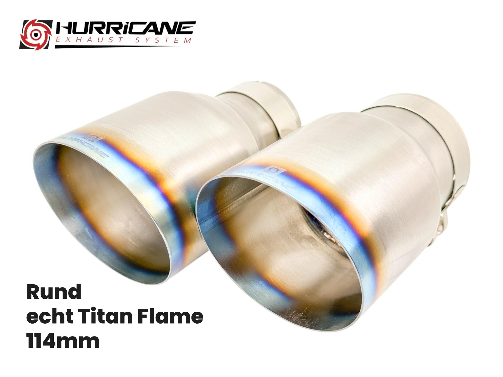 Rund Echt Titan Flame (114mm)