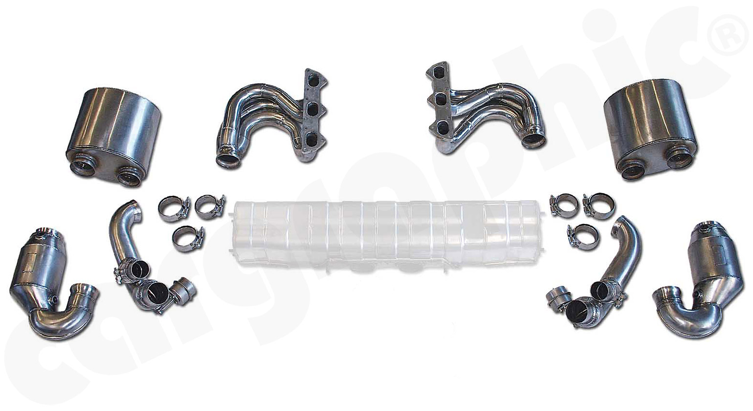 Cargraphic Motorsport Abgasanlage Porsche 997.2 GT3/GT3RS Kit 4