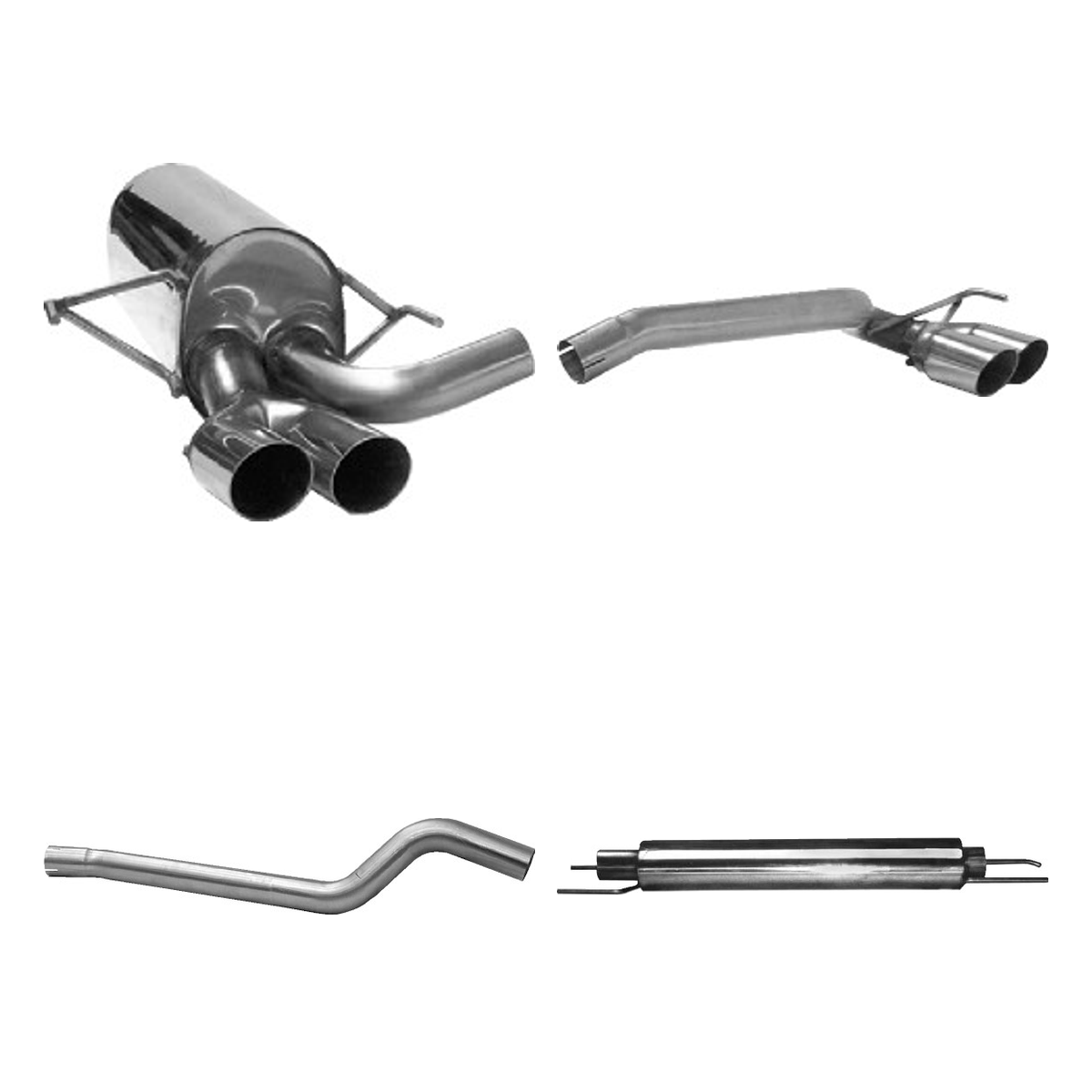 Bastuck Komplettanlage Quattro – Opel Astra H Astra H inkl. GTC