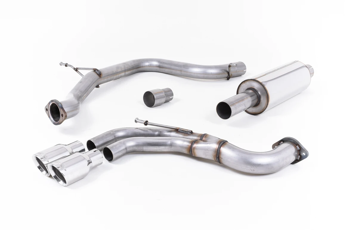 Milltek Sport Auspuffanlage passend für Seat Leon FR 5F 2.0l TDI 184PS - polierte Endrohre